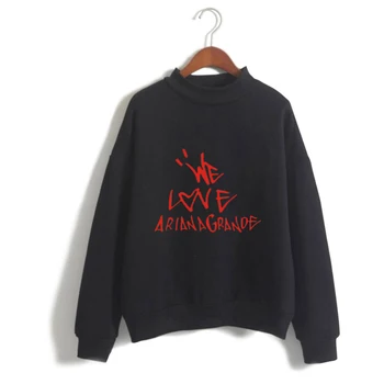 

Turtleneck Unisex Ariana Grande High Collar Sweatshirt HighStreet Casual Fashion Printed Oversize Sweatshirt
