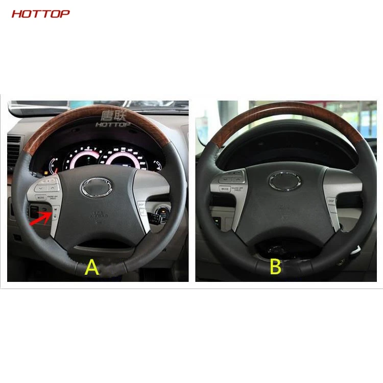 Для toyota camry 2009-2011 отделка рулевого колеса внутренняя отделка с блестками Отделка приборной панели внутренняя отделка из красного дерева ABS