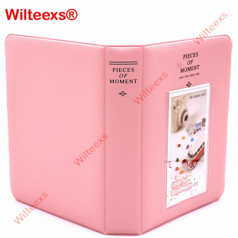 WILTEEXS 64 Pockets Fujifilm Instax Mini films Instax Mini 8 7s 70 25 50s 90 именная карточка с моментом фотоальбом