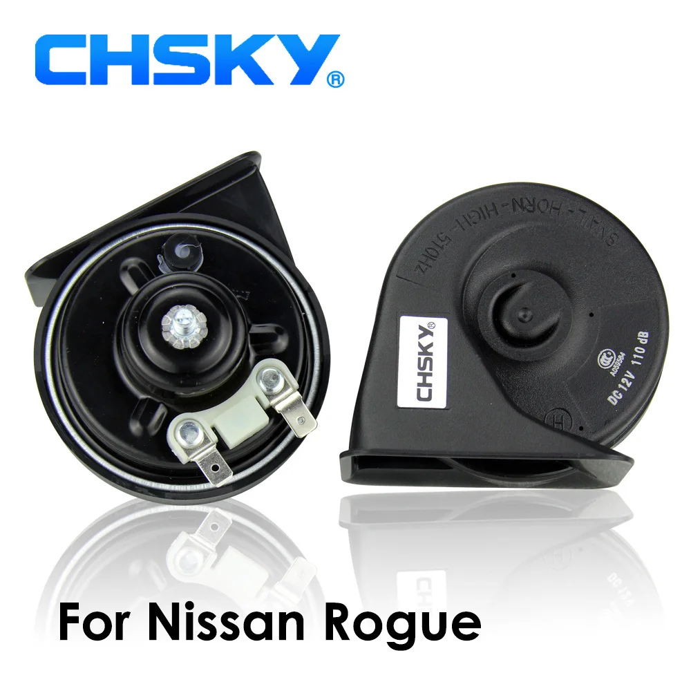 CHSKY Car Horn Snail type Horn For Nissan Rogue 2007 to NOW 12V