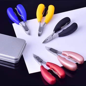 

Professional Double Spring Stainless Steel Nail Cuticle Paronychia Clipper Fingernail Toenail Scissor Plier Pedicure Nail Nipper