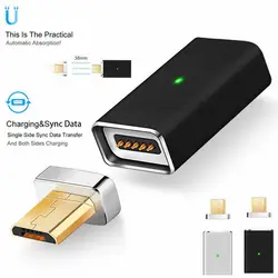 Новый 2.4A Магнитный Micro usb type-C зарядное устройство для зарядки телефонов адаптер для Android зарядный адаптер