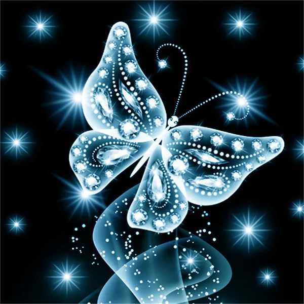 Huacan 5D DIY Алмазная живопись Полная площадь бабочка Алмазная Вышивка крестиком Стразы мозаика ремесло Комплект - Цвет: Y3501