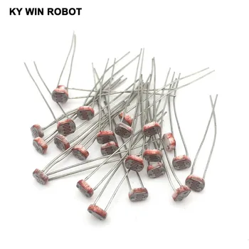 

20pcs/lot 5539 Light Dependent Resistor LDR 5MM Photoresistor wholesale and retail Photoconductive resistance for arduino