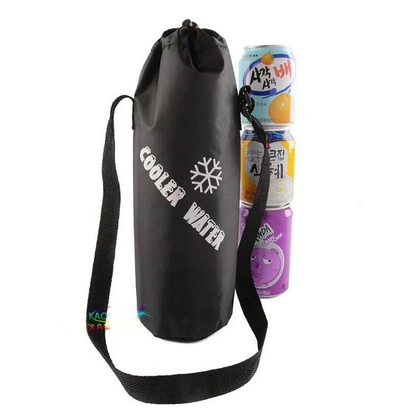Модные детские бутылочки для кормления, изоляционные сумки, Термосумки для бутылочек, для кормящих мам, подгузники, коляска, охлаждающая сумка, сумки - Цвет: Black