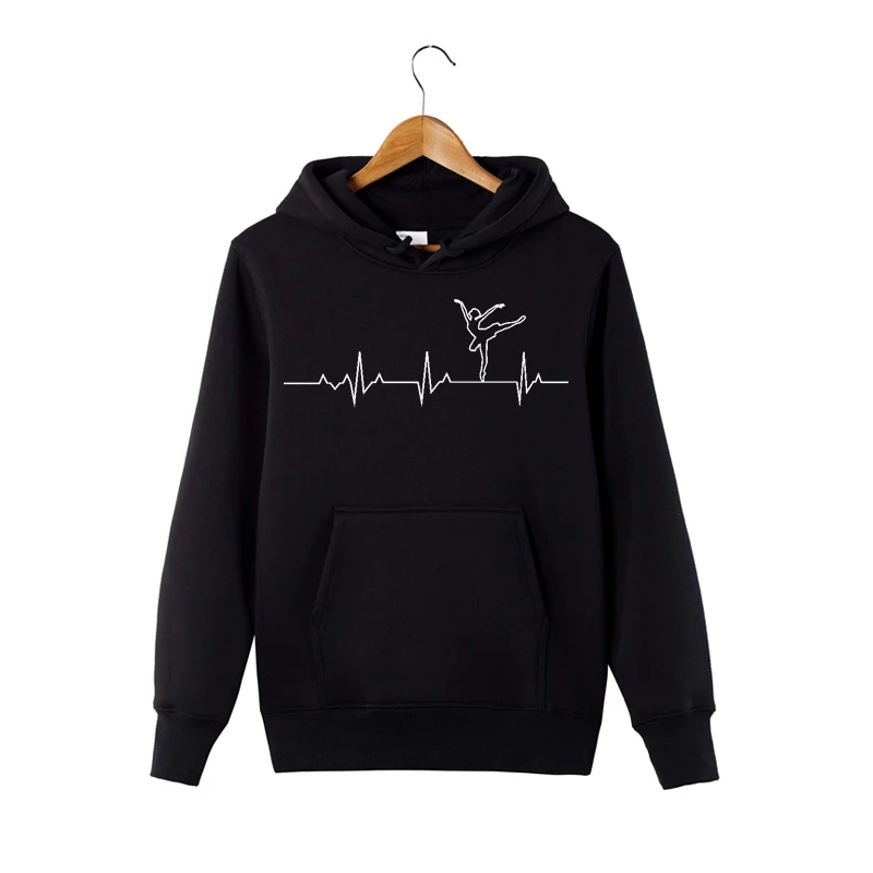 

Ballet Heartbeat Hoodie Sweatershirt Ballet Dancer Ballet Hoodie