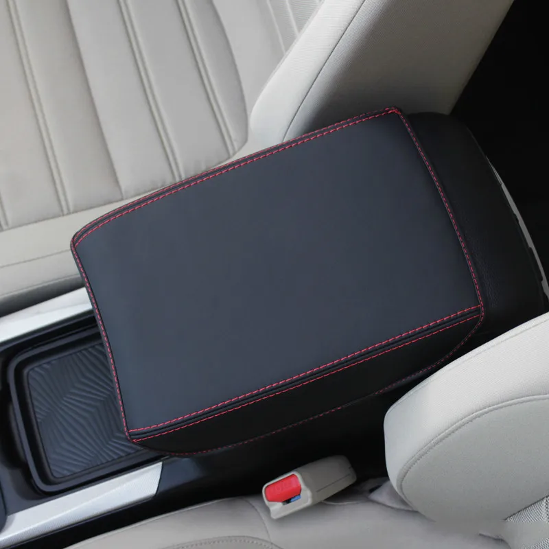 Buy Super fiber Leather Car Armrest Cover Pad Console