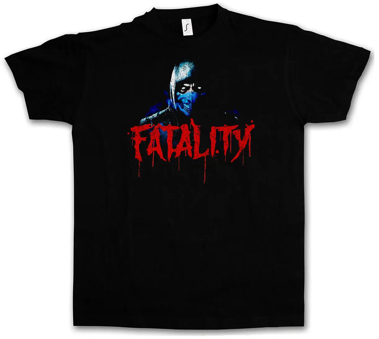 

Printed Tee Shirts Short Sleeve Vintage Sub Zero Fatality T Shirt Scorpion Mk Raiden Mortal Kombat T Shirt