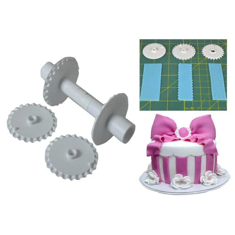 Sugarcraft Gum Paste Tools Fondant Cutting Lacework Roller ...