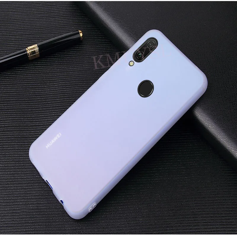 Мягкий чехол ярких цветов для huawei P30 Pro Y9 Y6 Y7 Prime P Smart mate 20 Pro P20 Lite Honor 8A Pro 8A 8S 7A 7C черный чехол - Цвет: Clear White