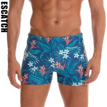 ESCATCH плавки с подкладкой Боксеры Шорты Мужская одежда для плавания Maillot De Bain мальчик Surf Banadores