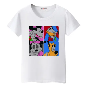 

BGtomato Popular cartoon tshirt hot sale brand new Mickey t-shirt women lovely cartoon clohtes soft comfortable casual tops