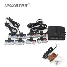 Полицейский стробоскопический Предупреждение льный светильник 16 Вт Предупреждение ющий светильник автомобильный рабочий светильник DRL стробоскоп полицейский предупреждение Пилотная лампа гарантированное качество