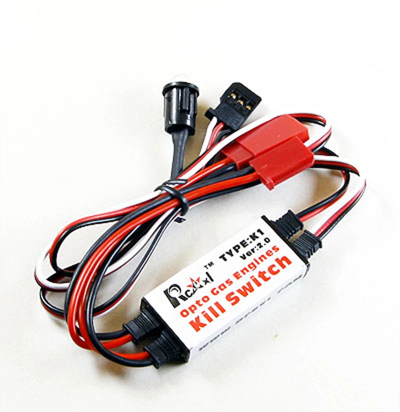 

Rcexl Opto Gas Engines Remote Kill Switch K1 V2.0 for RC Model Gasoline Airplane