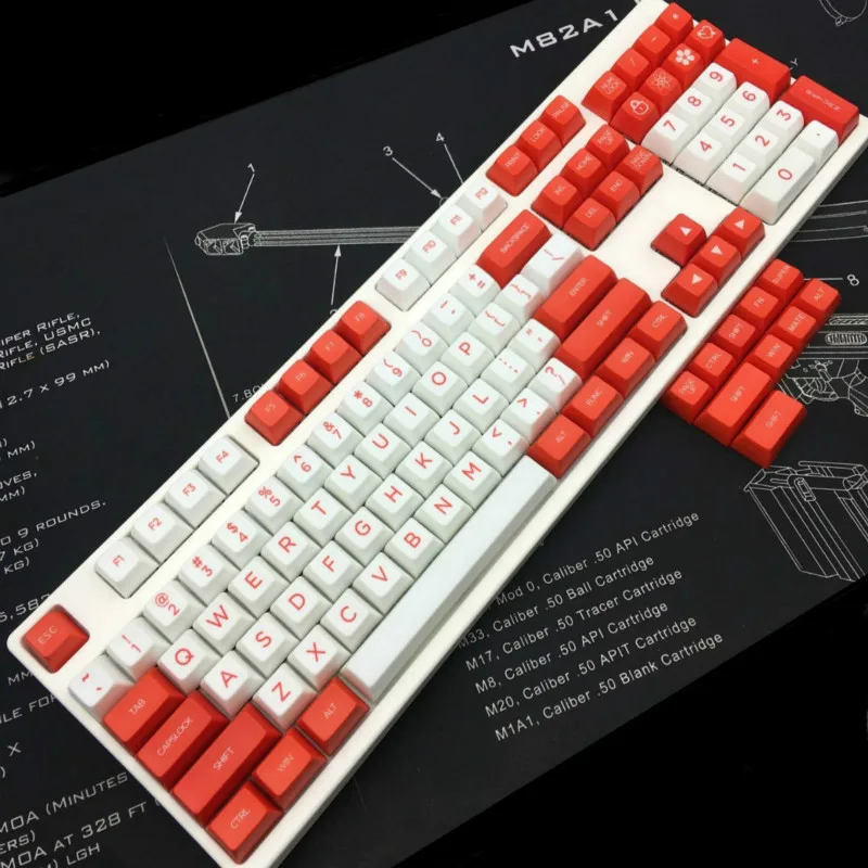 

SA key cap 64/68/84/104/108 mechanical keyboard key caps thermal sublimation caps PBT health caps suitable for cherry switches