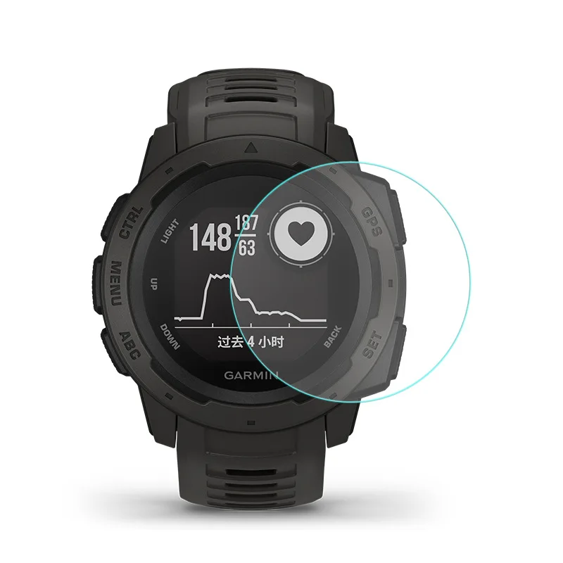 Закаленное стекло протектор экрана для Garmin Instinct gps Smartwatch защита экрана 0,3 мм 2.5D 9 H прозрачная пленка