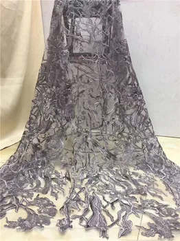 

Popular party apparel tulle lace cloth embroidery French net lace fabric for dress PDN26(5yards/lot)