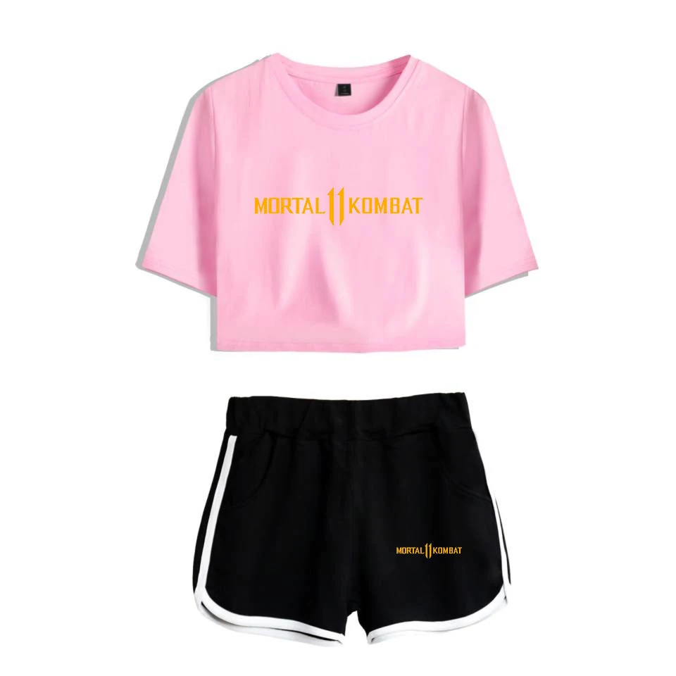 2019 mmoral Kombat 11 Шорты женские повседневные супер шорты верхняя одежда контрастные летние мягкие шорты с эластичной резинкой на талии