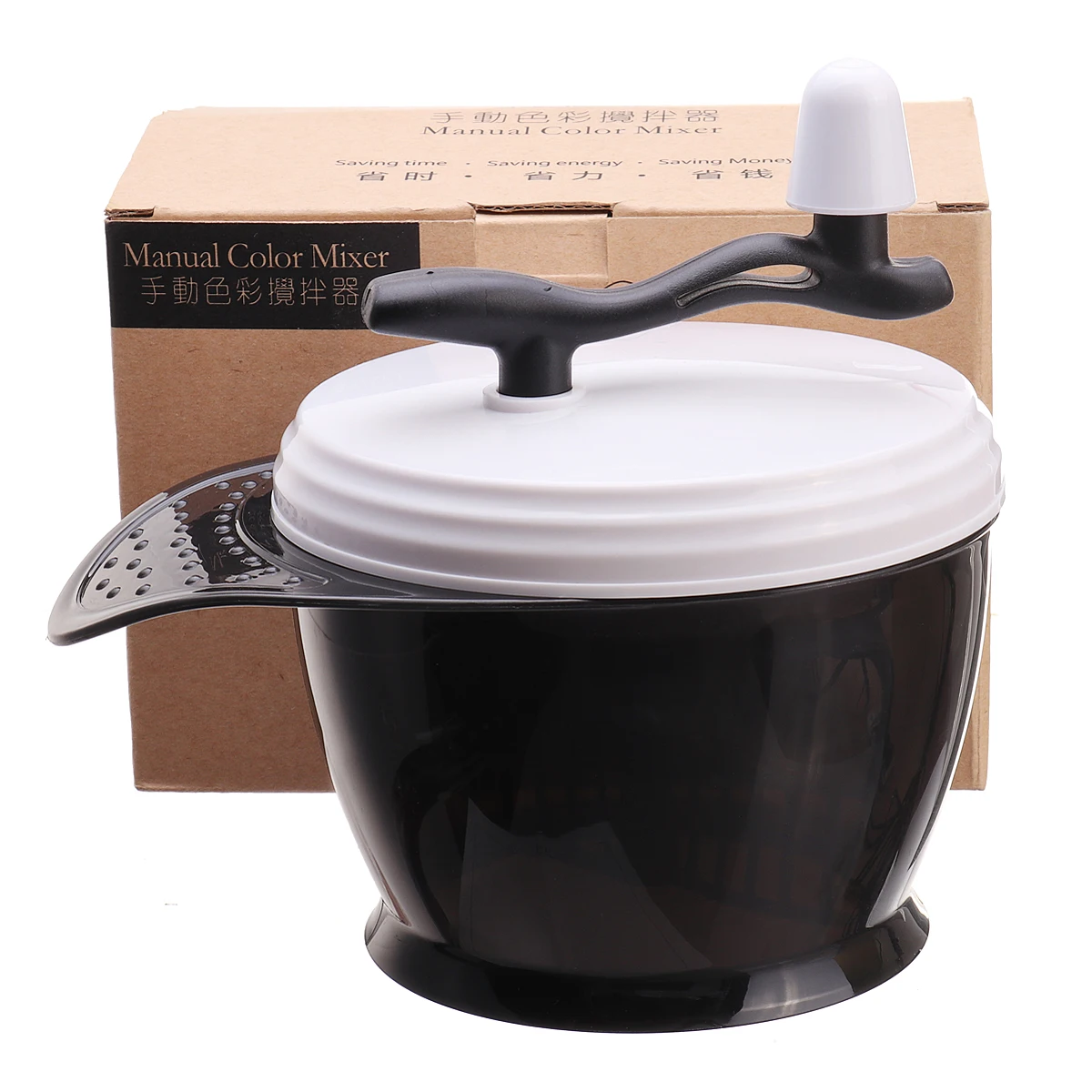 Professional Hair Salon Manual Mixer Hair Dyeing Mixing Bowl With