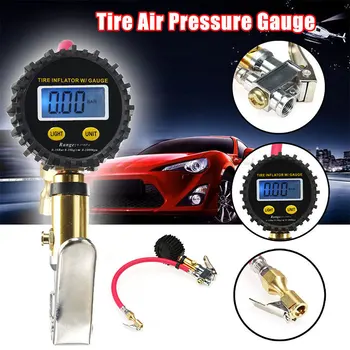 

Digital Car Tire Inflation Guns Monitoring Tool LCD Screen Display Meter Tester Air Tire Pressure Inflation Gun Accessories