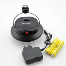 YUPARD 60 LED Camping portable lantern outdoor sport fishing + 2*18650 3800mAh rechargeable Battery +Powe charger