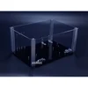 DIY Personalized Full Transparent Acrylic Computer Chassis Rack Desktop PC Computer Case for ATX Motherboard Mainboard ► Photo 3/3