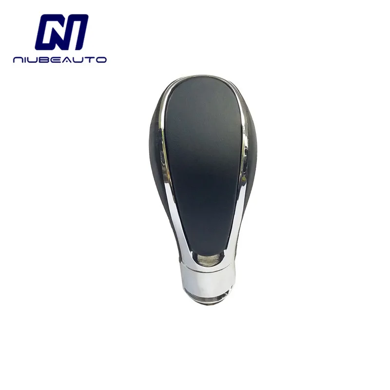 Black PU Leather Automatic Gear Shift Shifter Lever Stick Knob For Opel Vauxhall Buick Regal 20986270 4