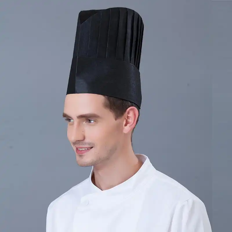 black chef hat