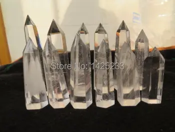 

TOP!!! 12 CLEAR smelt QUARTZ CRYSTAL POINT HEALING 360g