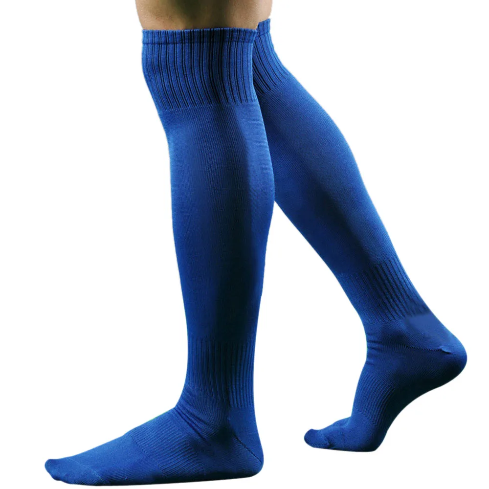 Носки мужские черные синие спортивные футбольные длинные носки выше колена высокие носки бейсбольные хоккейные chaussette-30