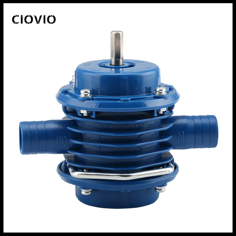 Heavy Duty Self-Priming Hand Electric Drill Water Pump Home Garden Centrifugal