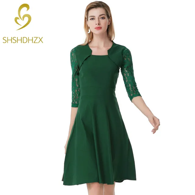 Knee Length Swing Dress