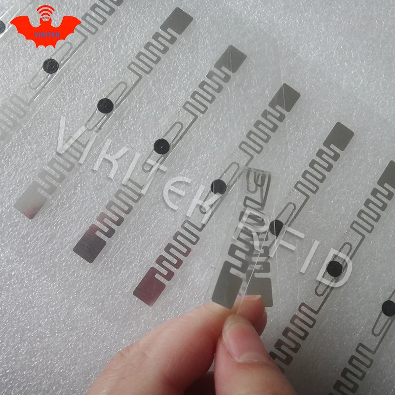 RFID tag UHF sticker automobile headlight EPC 6C 915mhz868mhz860-960MHZ M4QT waterproof adhensive passive RFID Windshield label