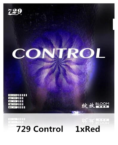 Новинка 729 серия Блум, резина для настольного тенниса с губкой, Скорость дуги, контроль мощности, вращение - Цвет: Control Red