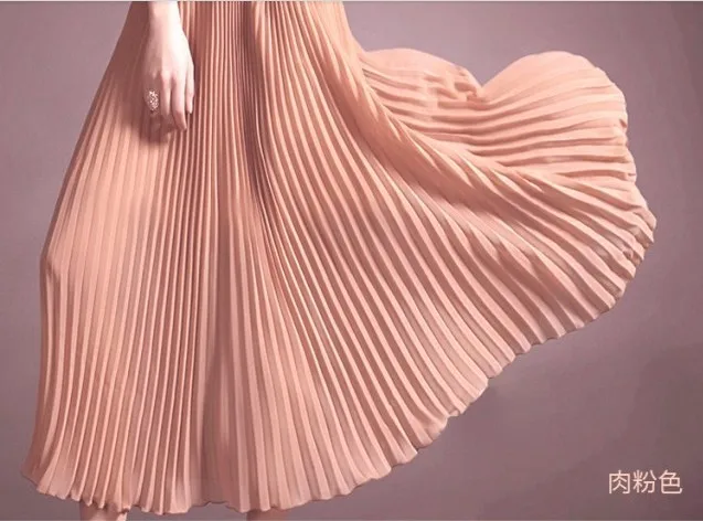Плиссированное Платье Из Шифона фото 11