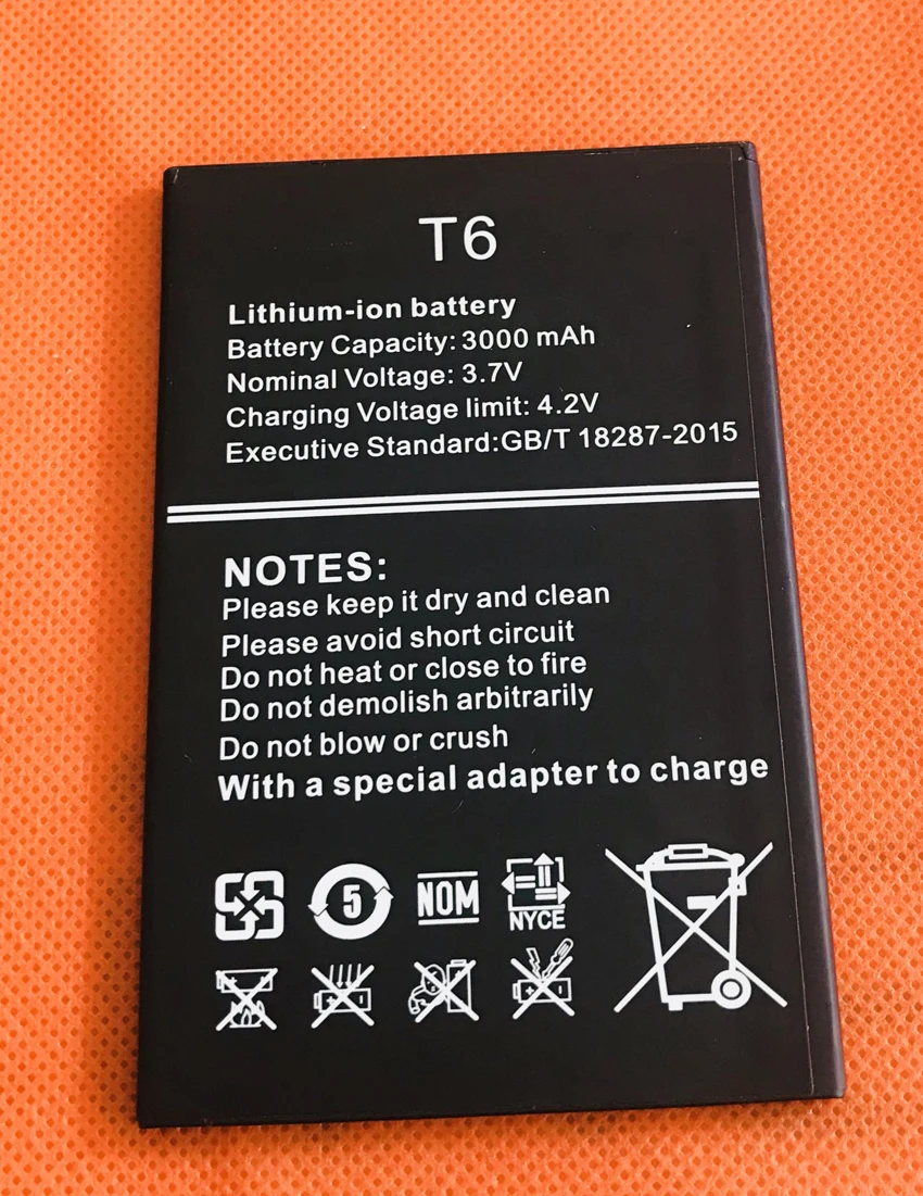Б/у оригинальный аккумулятор 3000 мАч Batterij Bateria для VKWORLD T6 | Мобильные телефоны и