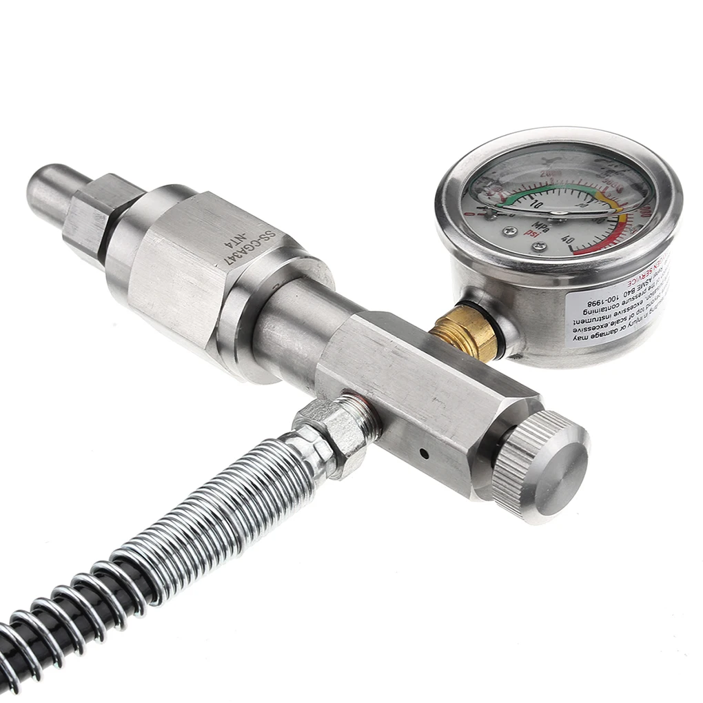 5000PSI инфляционный клапан заполняющая станция 24 &quotпружинный усиленный шланг