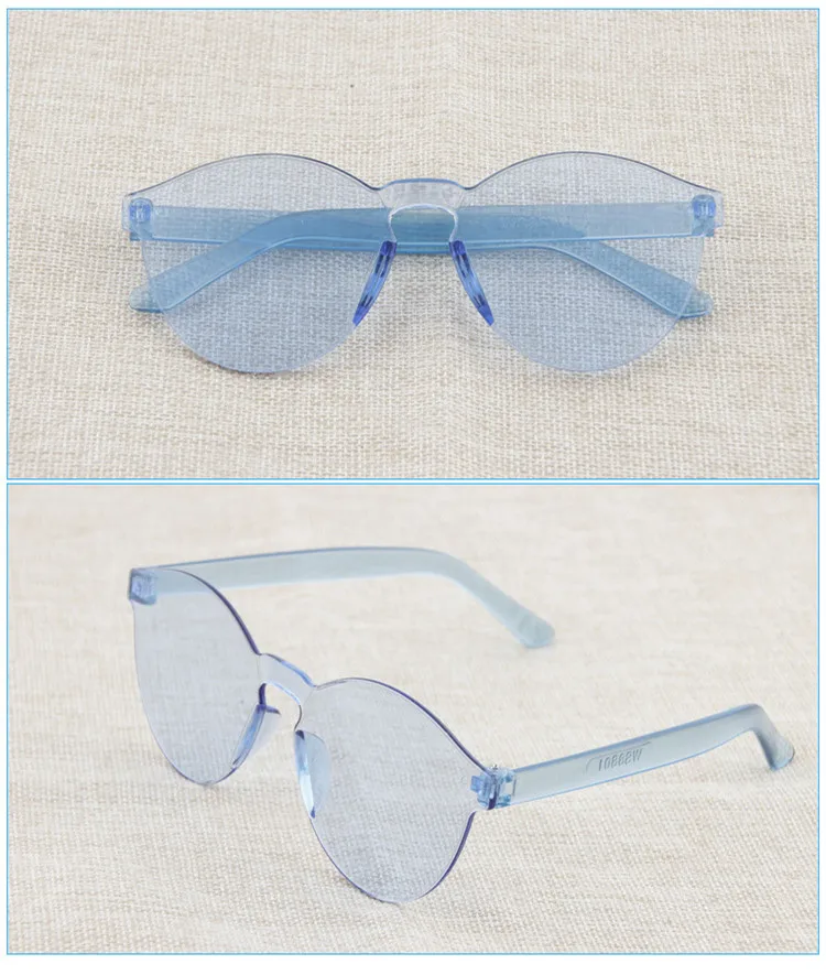 ASOUZ 2018 new stylish transparent colored round sunglasses boys and girls oval retro children's luxury brand UV400 glasses (1)