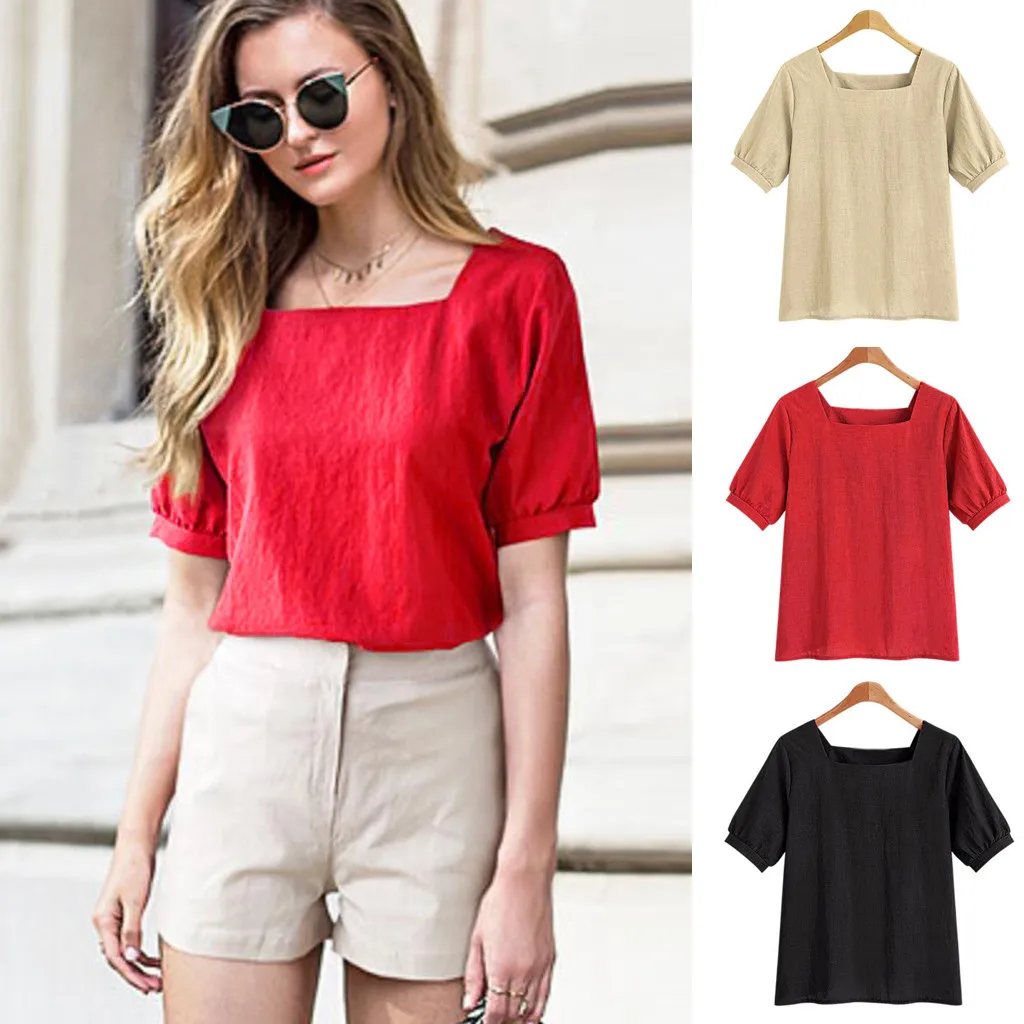 Женские мягкие белые футболки ummer гибкие с коротким рукавом размер poleras mujer #5