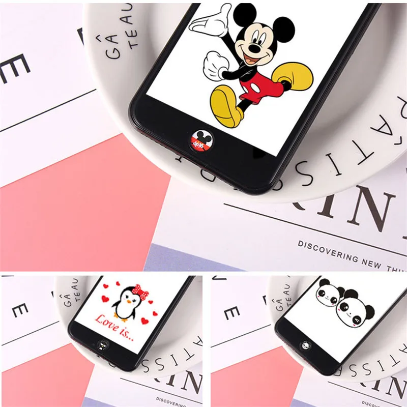 

10Pcs/lot Mouse Touch ID sensor Home Button Sticker For iPhone 5S SE 6 6S 7 8 Plus X For Ipad air 2 mini 4 Fingerprint Keypad