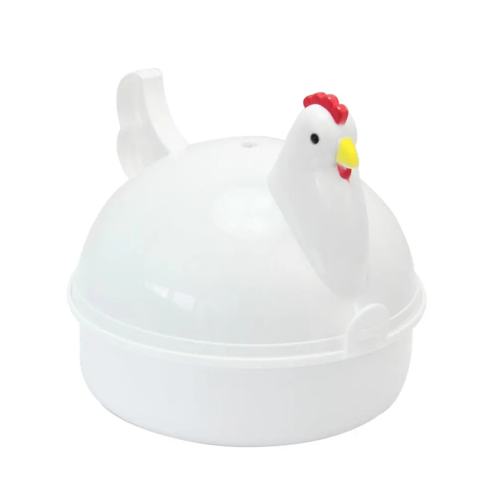 

Chicken Shaped Plastic miniwave Egg Boiler For 4 Eggs Gift