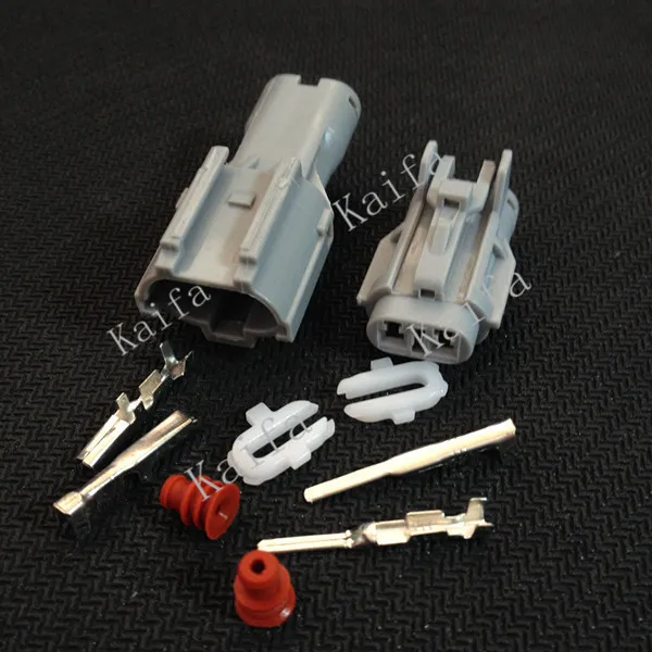 Buy KET 5 sets Kit 2 Pin Way Waterproof Electrical Wire Connector Plug auto
