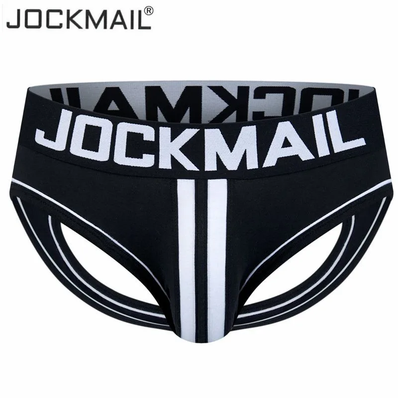 Модный бренд JOCKMAIL сексуальное открытое Мужское нижнее белье с открытой спиной