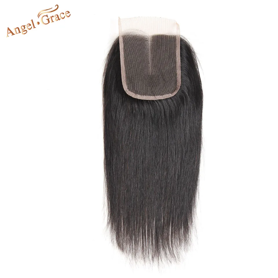 straight hair closure middle part