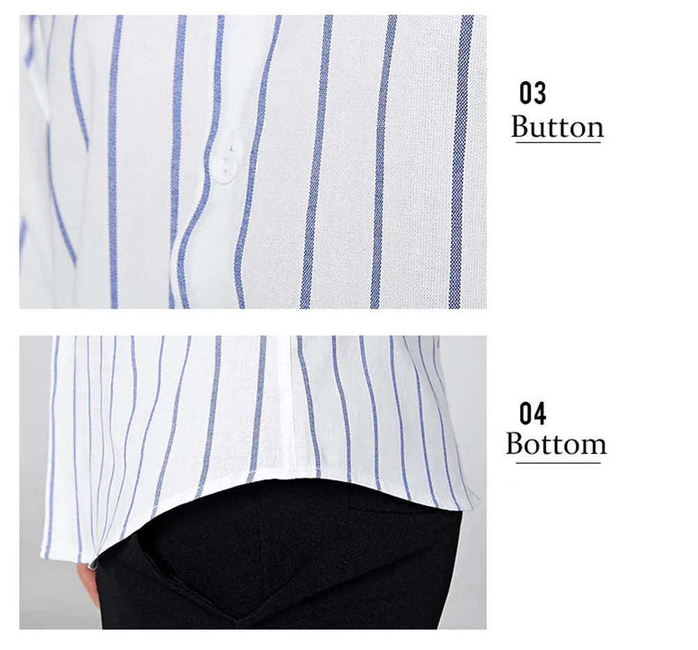 TFETTERS вертикальная полоса дизайн для мужчин рубашка Последние Стенд воротник плюс размеры сезон: весна-лето с длинным рукавом Slim Fit