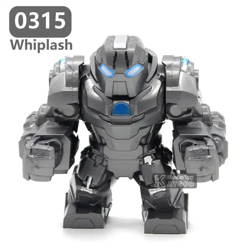 Big Large Super Hero Marvel Avengers 4 Endgame Superheroes Hulk Buster Venom Iron Man War Machine Black Panther Kids Brick Toys