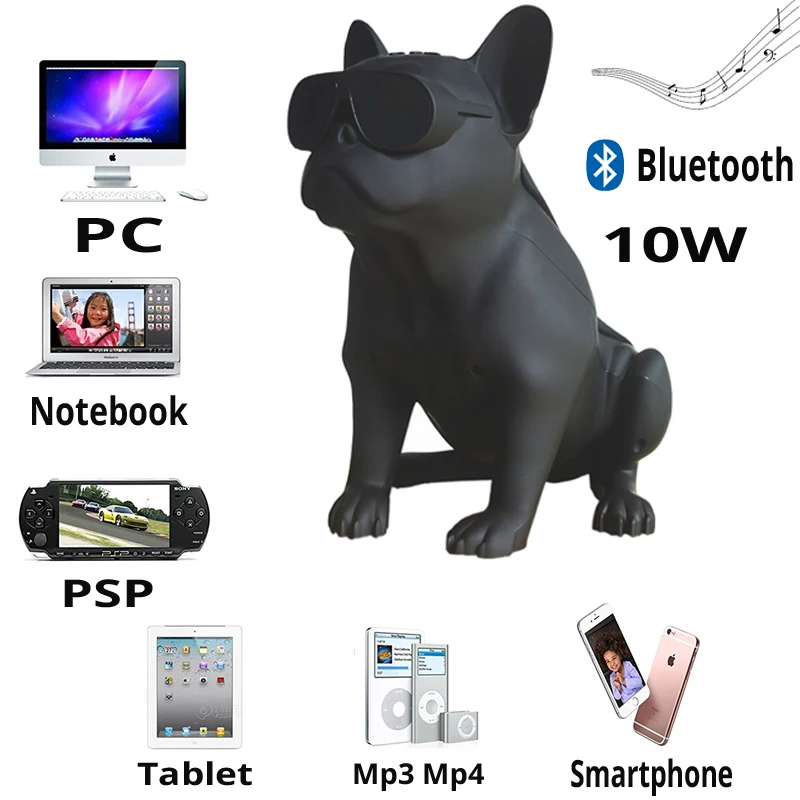 

Aerobull nano bulldog speaker Bluetooth wireless portable computer speakers 2.1 with power bank support USB TF music Player Box