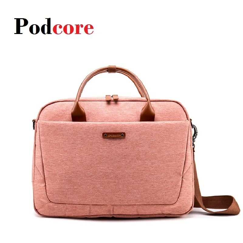 Pink Fashion Notebook Laptop Bag Women Laptop Briefcase Case for 14/15