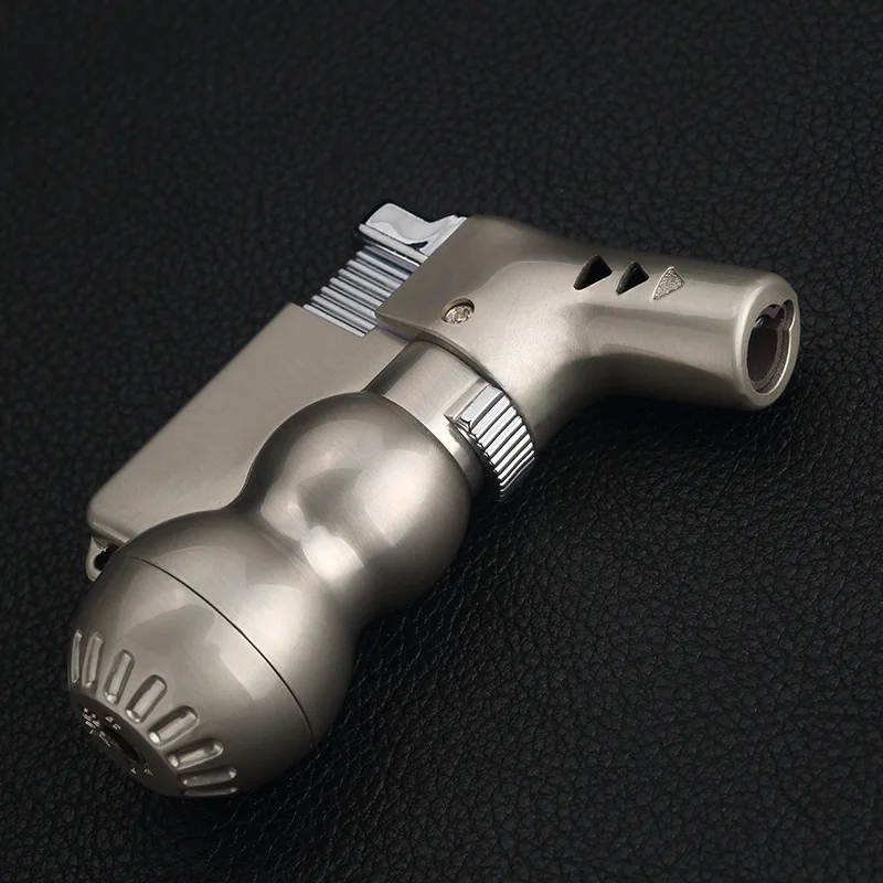 Открытый компактная газовая огонь ветрозащитный пистолет металла бутан Jet Turb факел газ для зажигалок 1300 C сигареты Для мужчин подарок