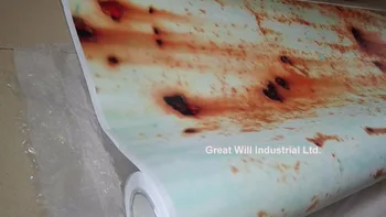 

High Quality Rust Vinyl Wrap Film For Car Wrap Style Vehicle Styling Unique Rust Wrapping Air Release 1.52x30m/Roll